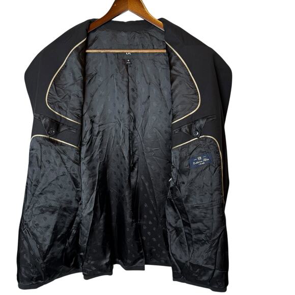 Banana Republic Siena Relaxed Italian Wool Blazer Black size 18 - Picture 6 of 7